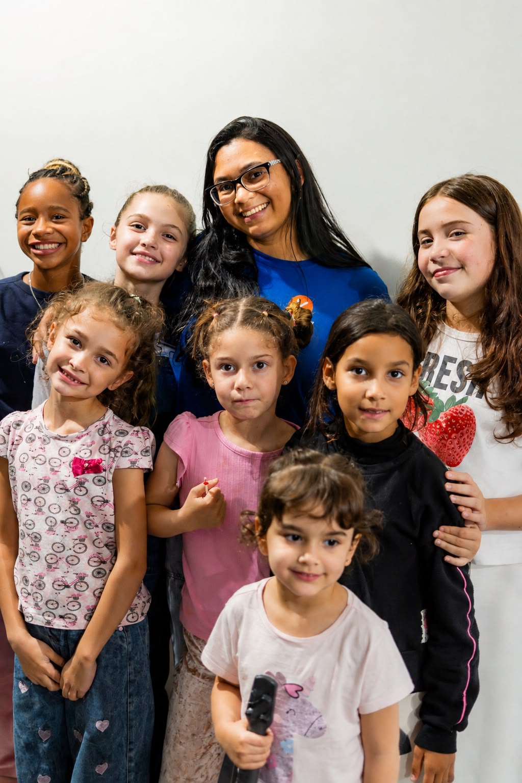Crianças do Lagoinha Kids com a professora